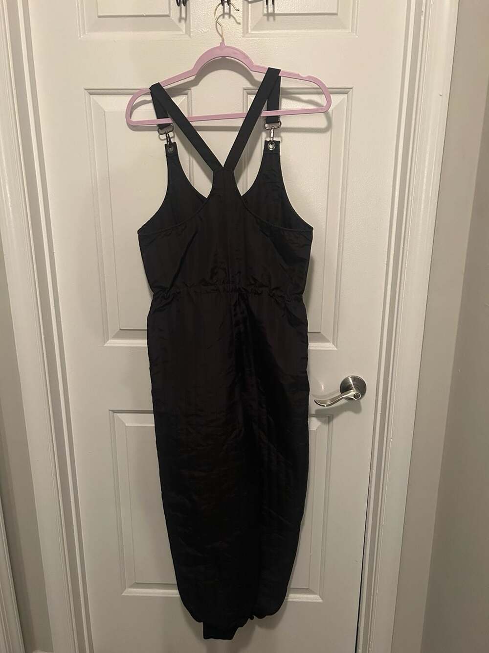 Urban Outfitters Quilted Nylon Zip-Front Overall Jumpsuit - Picture 4 of 6